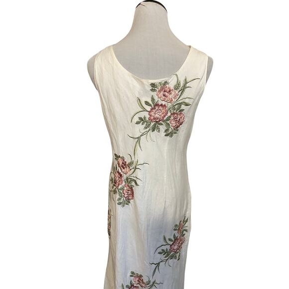 Women's Plaza South Vintage Floral Embroidered Dress –  10P - Picture 6 of 9